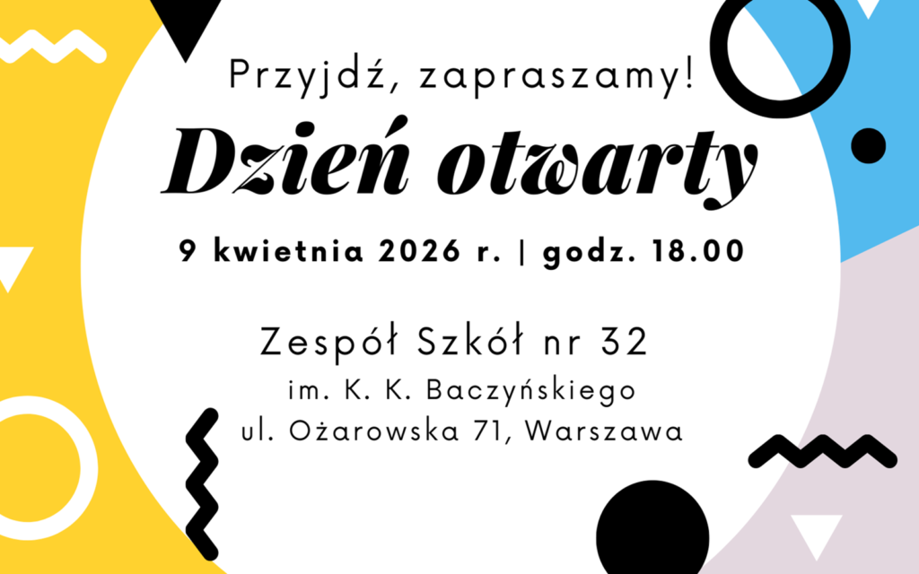 Dzień otwarty zaproszenie slajd